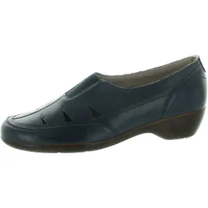 Womens Stretch Patent Leather Loafers