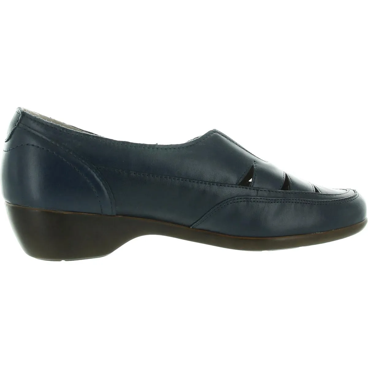 Womens Stretch Patent Leather Loafers