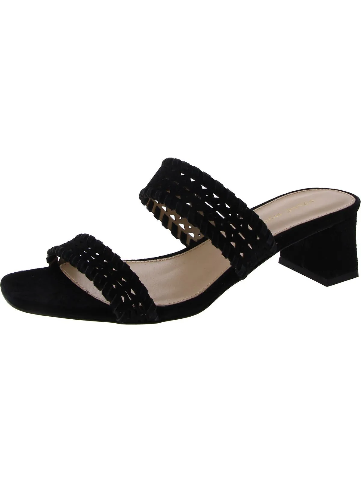 Womens Suede Dressy Slide Sandals
