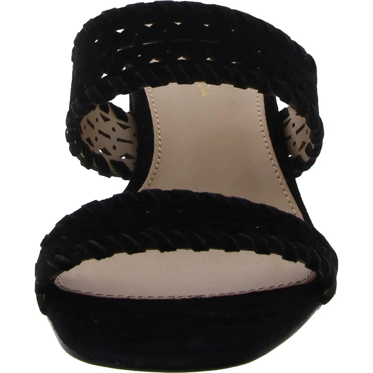 Womens Suede Dressy Slide Sandals