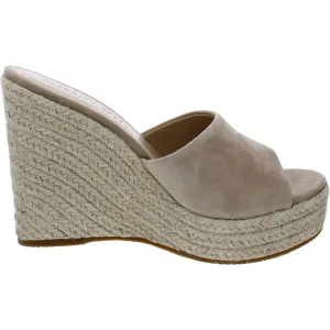 Women's Suede Espadrilles In Tan