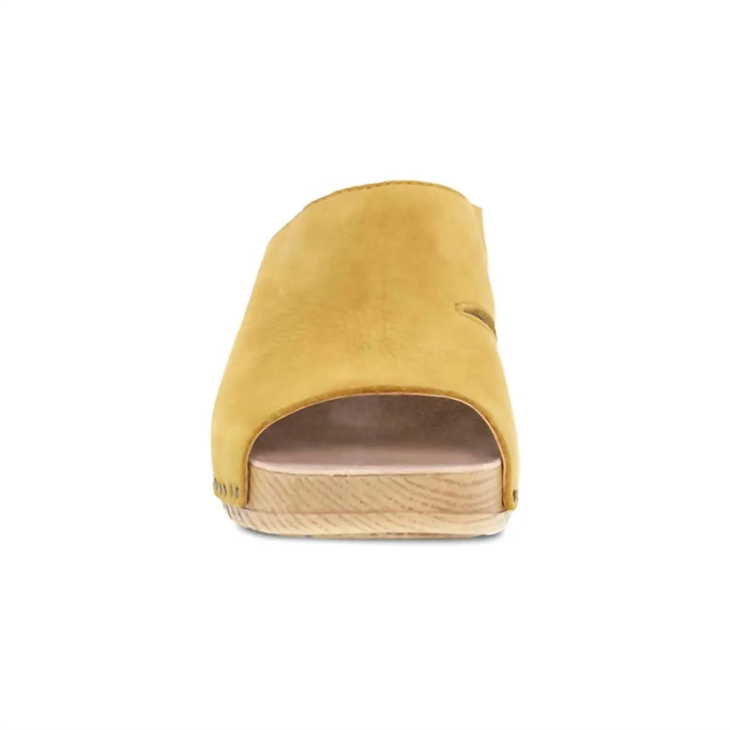 Women's Tandi Summer Slip On Heeled Mule In Yellow