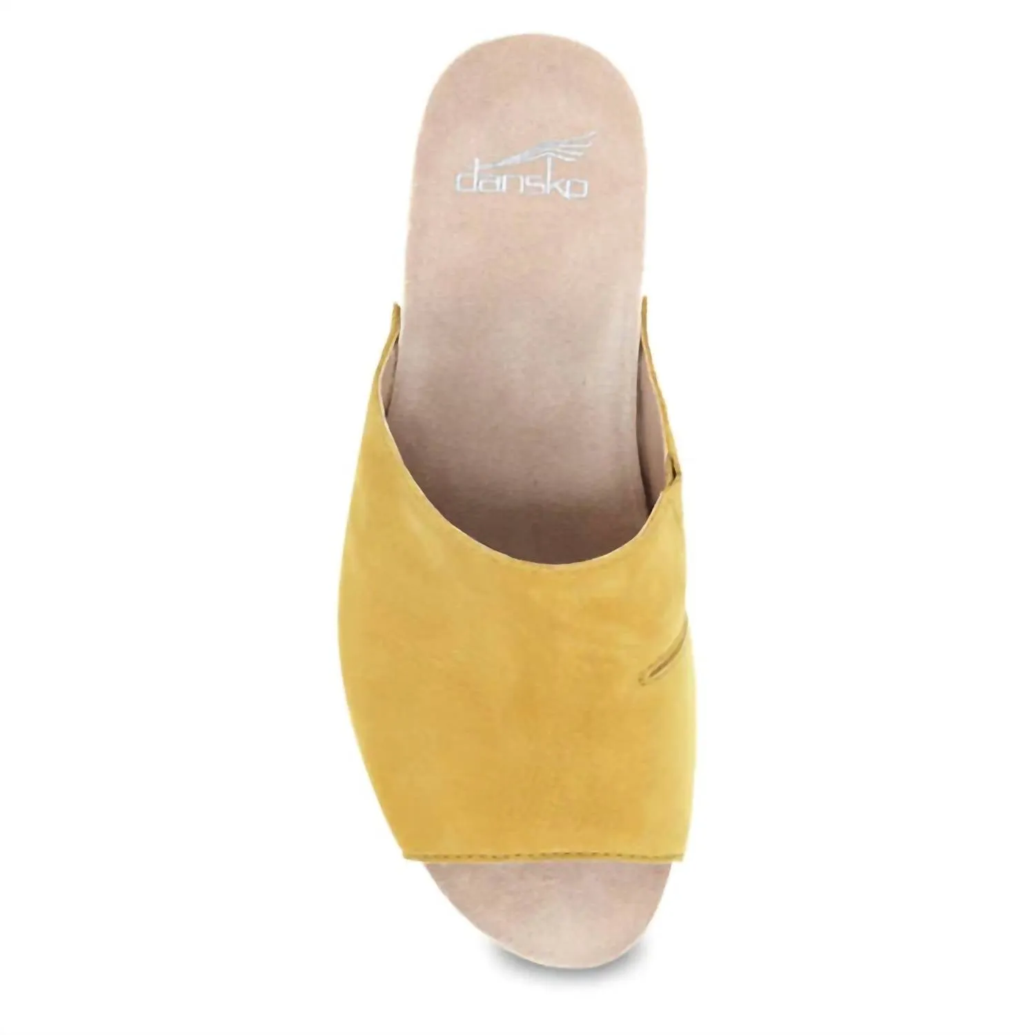 Women's Tandi Summer Slip On Heeled Mule In Yellow