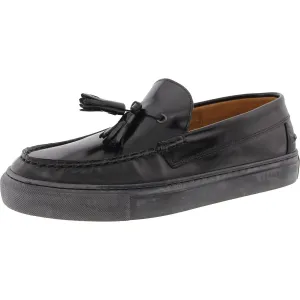Womens Tassel Leather Loafers