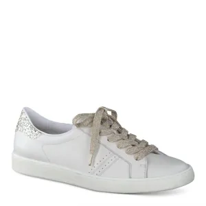 Women's Texas Sneakers In Ivory Palegold Combo