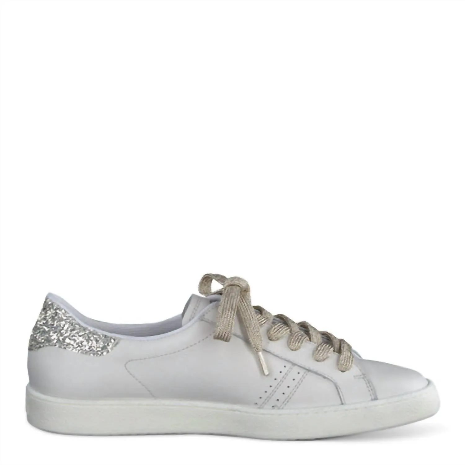 Women's Texas Sneakers In Ivory Palegold Combo