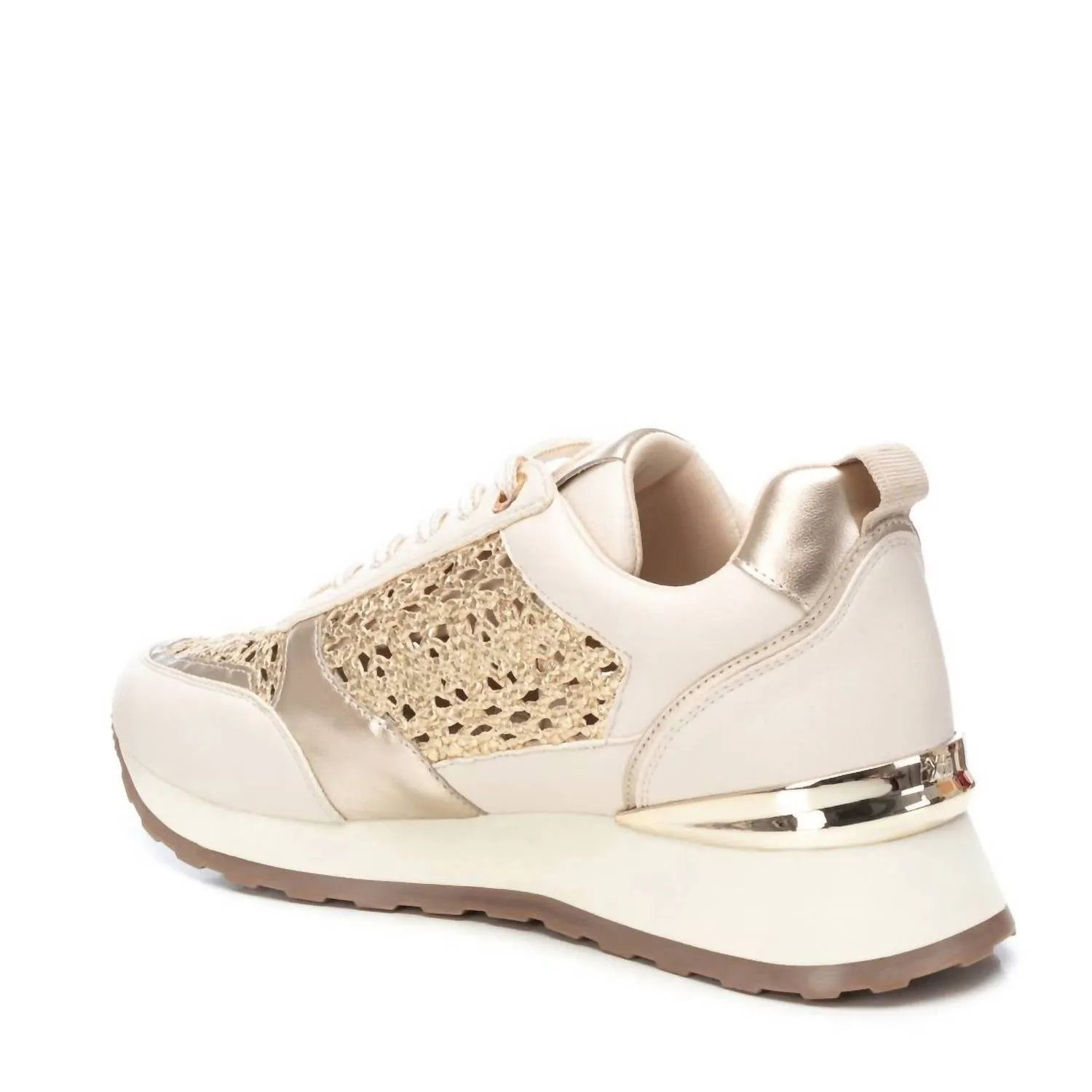 Women's Trainer Sneakers In Beige