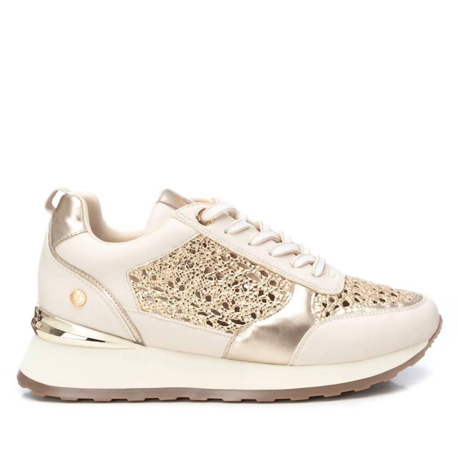 Women's Trainer Sneakers In Beige