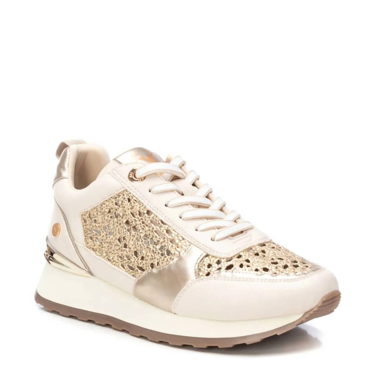 Women's Trainer Sneakers In Beige