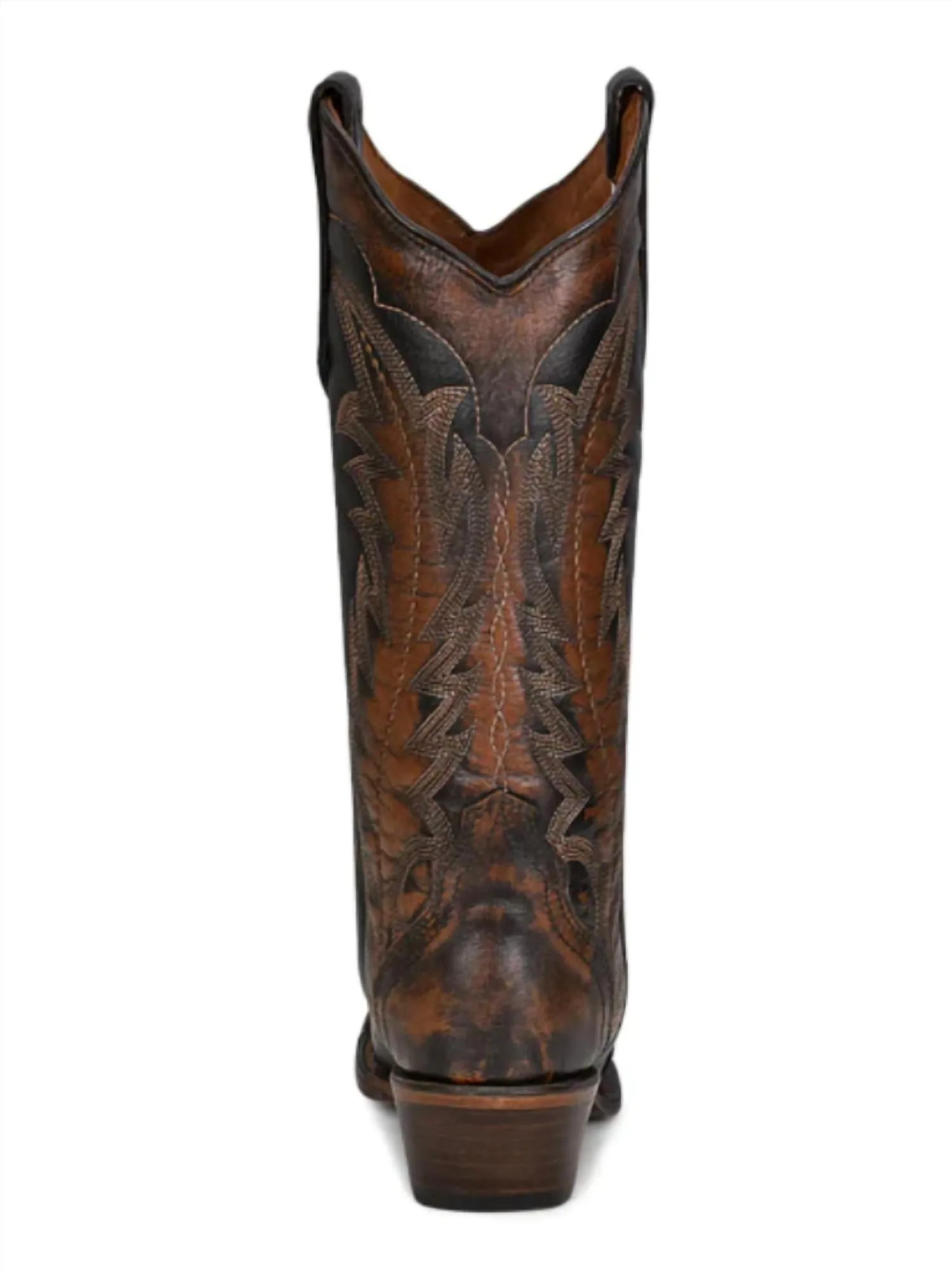 Women's Triad Western Boots In Snip Toe Brown / Tan