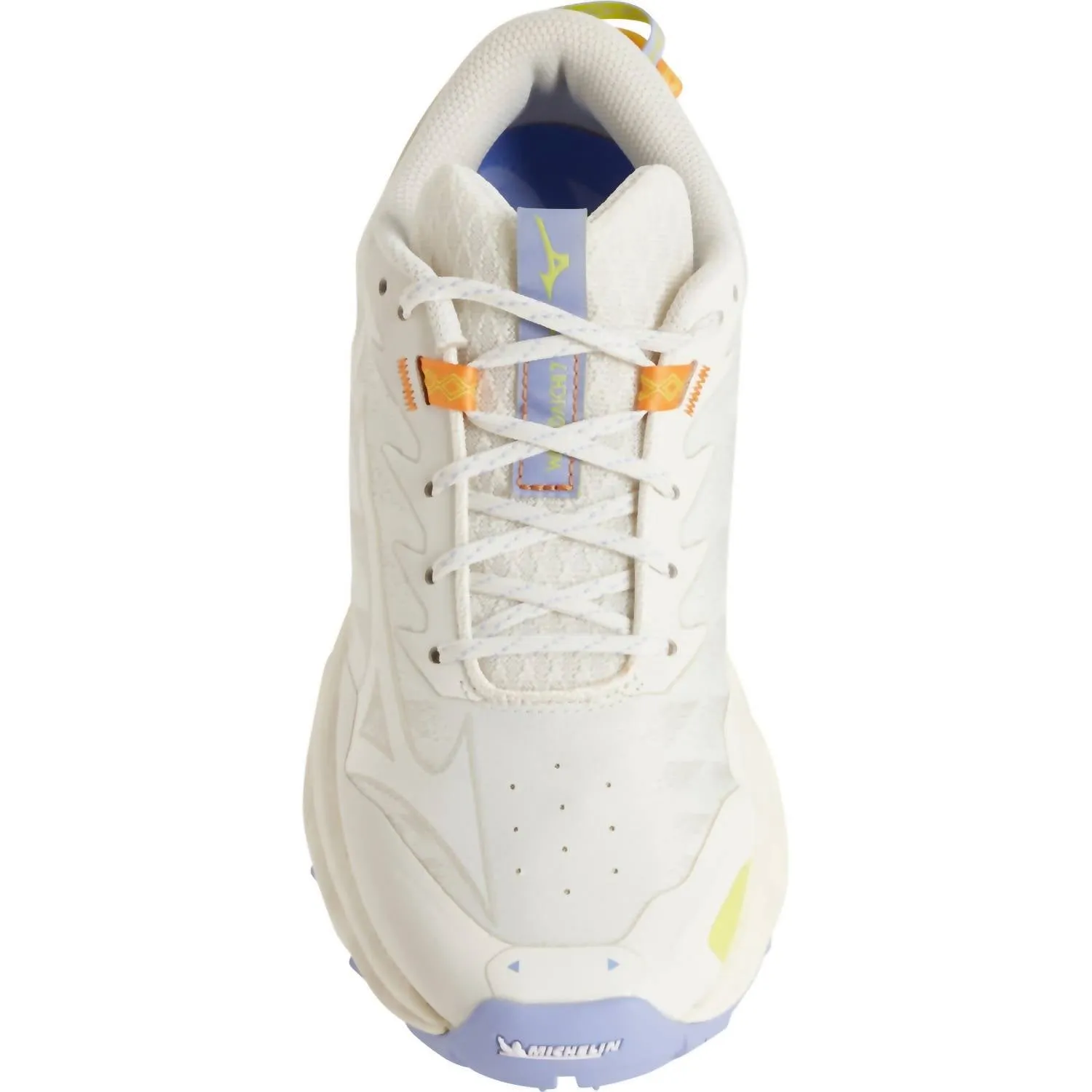 Women's Wave Daichi 7 Roxy Trail Running Shoes In Snow White-Limeade