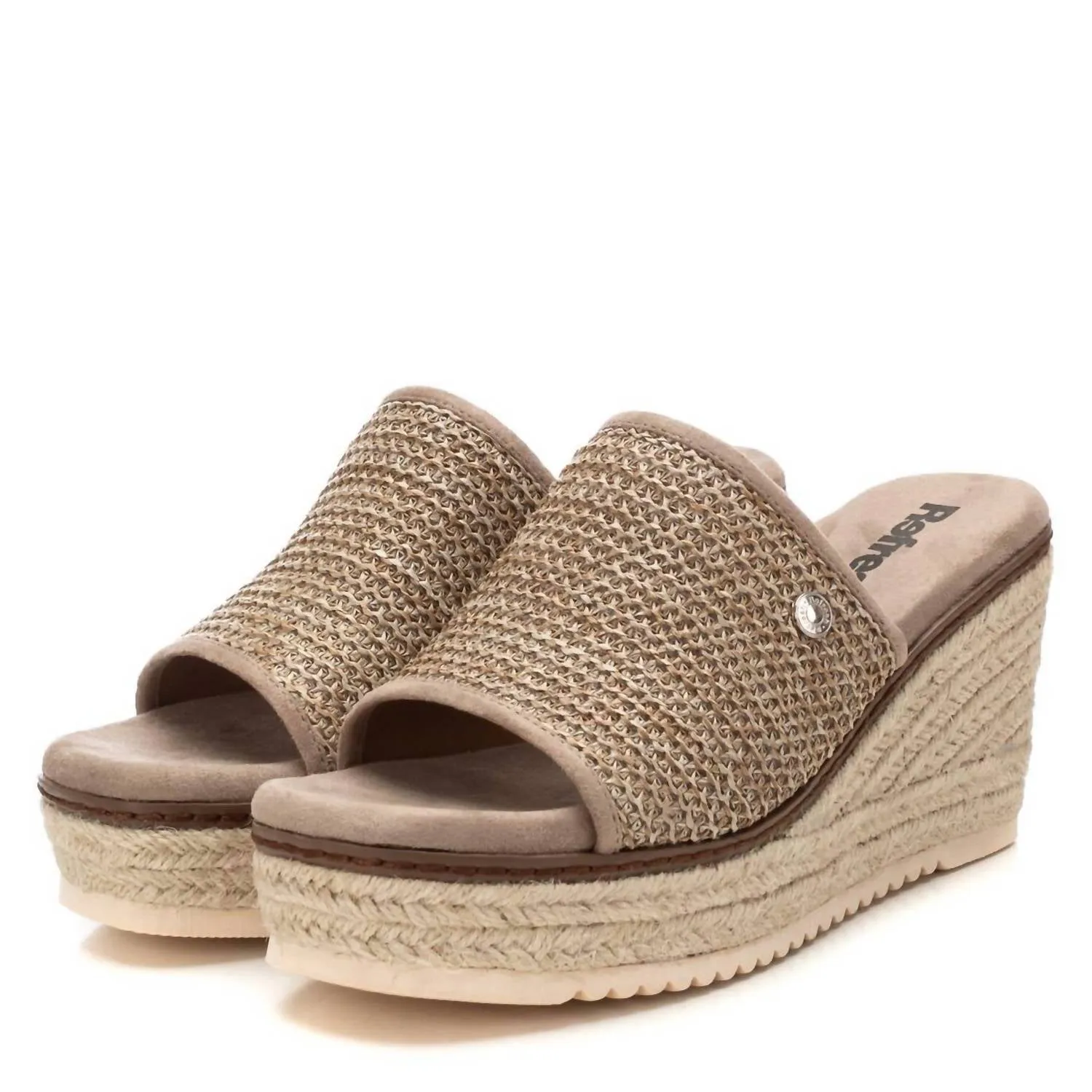 Women's Wedge Sandals In Taupe