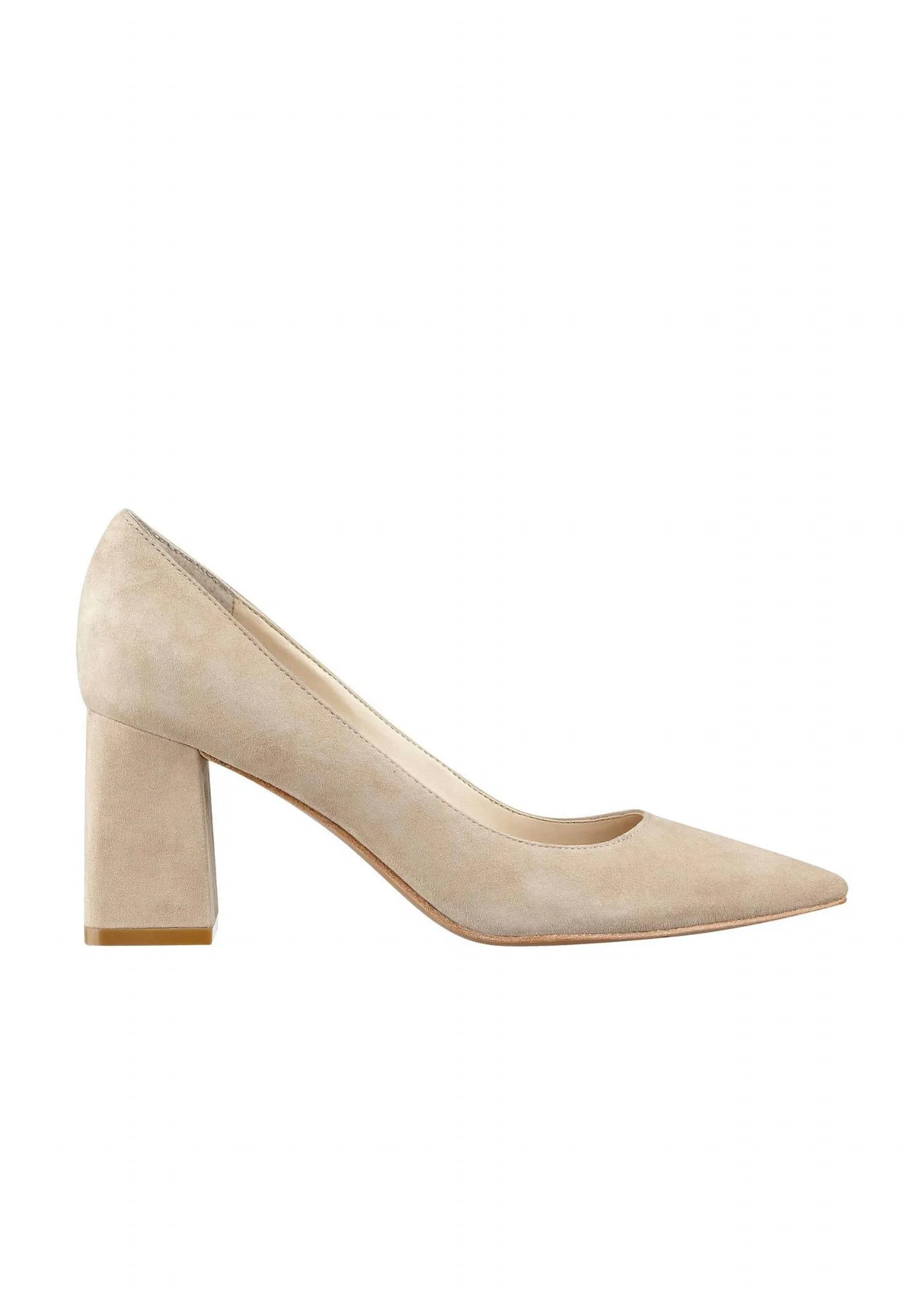 Women's Zala Suede Pump Heels In Natural Suede