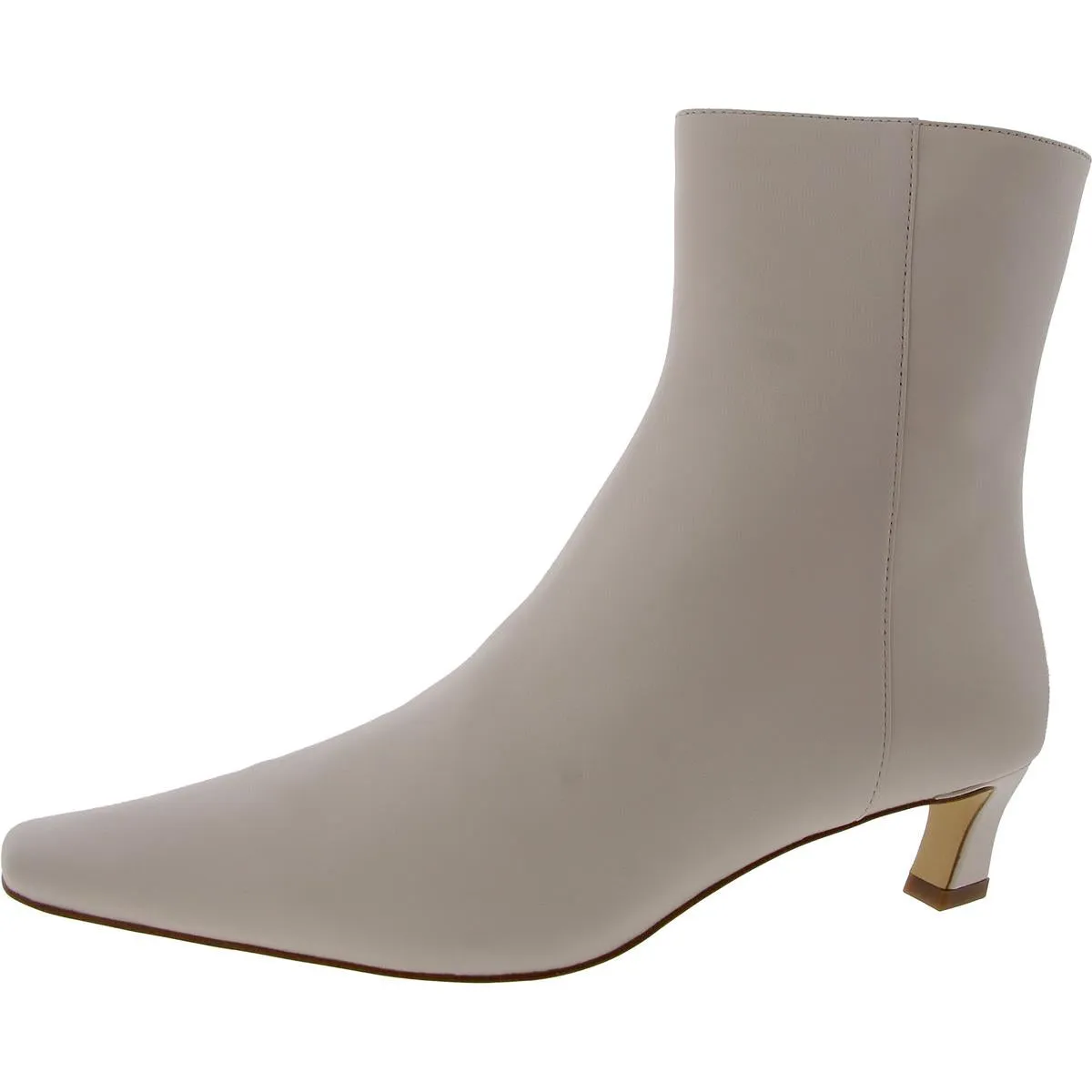 Womens Zipper Leather Booties