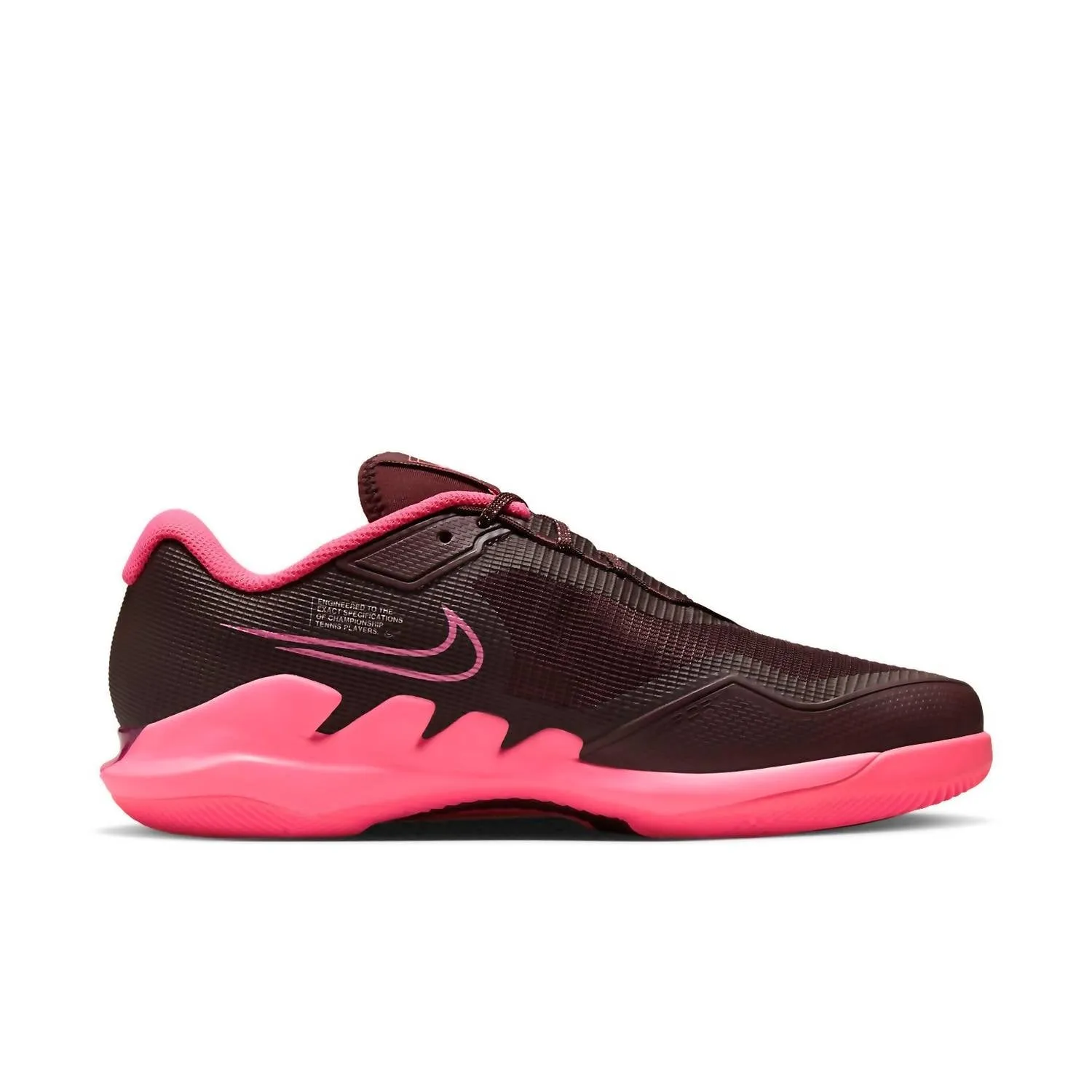 Women's Zoom Vapor Pro Premium Tennis Shoes In Burgundy Crush/pinksicle