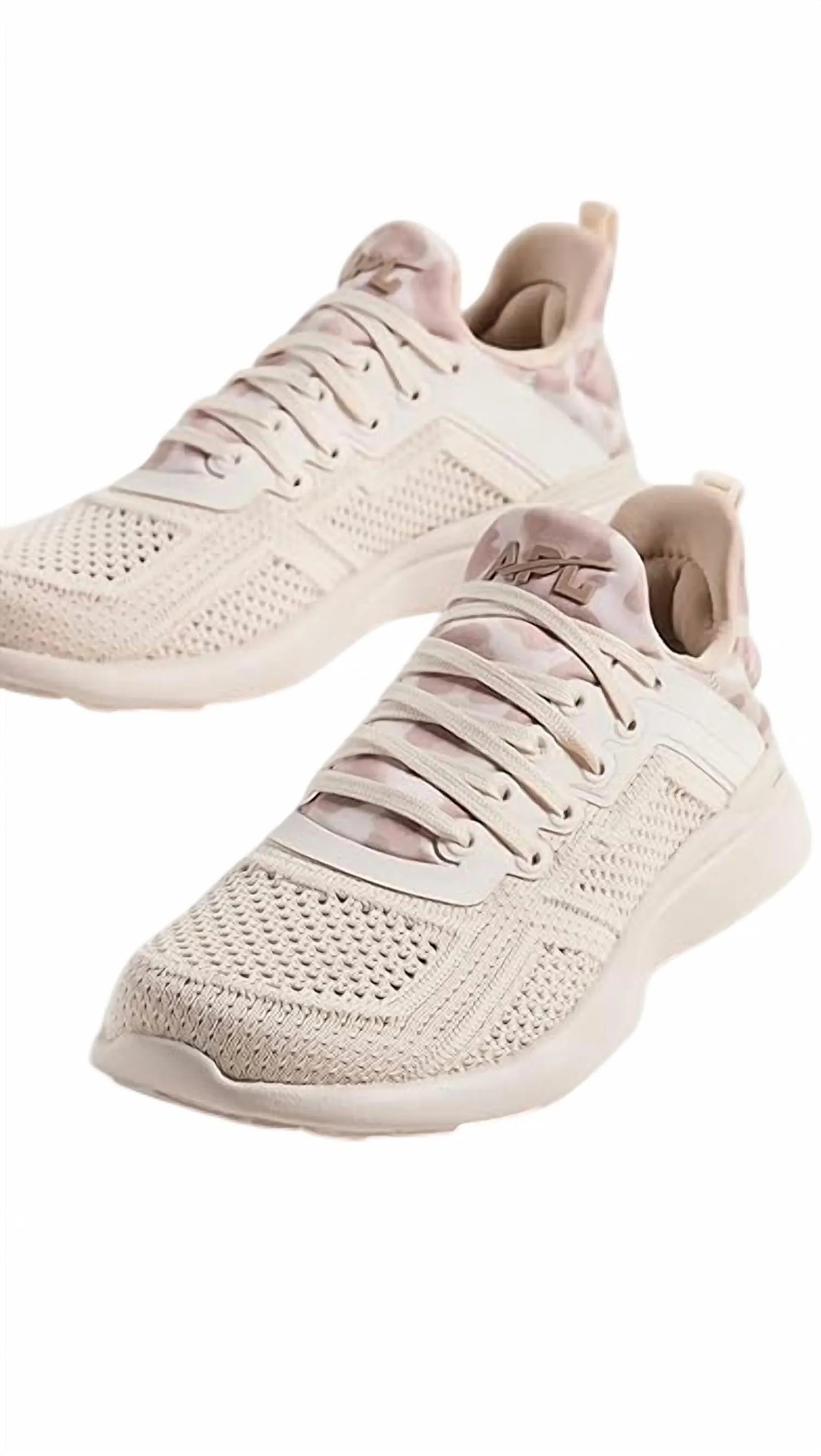 Womne's Techloom Tracer Sneaker In Beach/almond/leopard, Off White